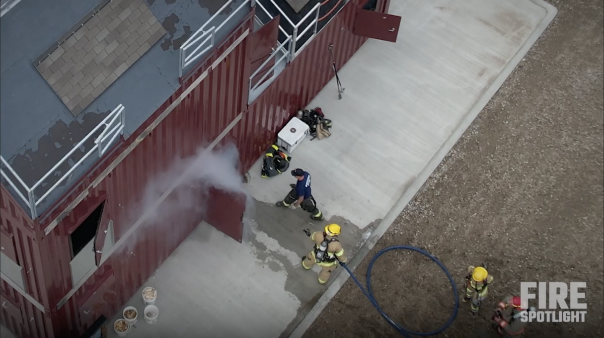 be heard on the fire scene